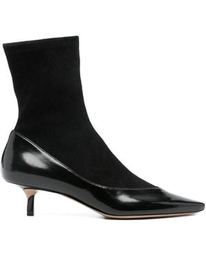 Jacquemus Décolleté Ankle Boots - Black