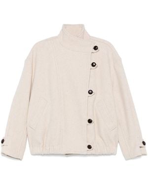 Isabel Marant Wool Blend Jacket - Natural