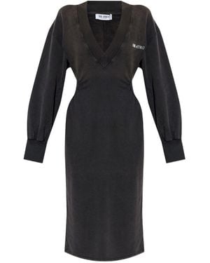 The Attico Abito in pile americano - Nero
