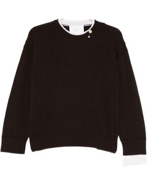 Vanisé Merino Wool And Cashmere Sweater - Black