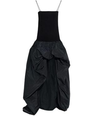 Stella McCartney Asymmetrical Sleeveless Maxi Dress - Black