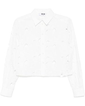 MSGM Camicia - Bianco