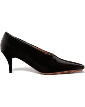 Stella McCartney Pumps Lykke A Punta Con Tacco Kitten - Nero