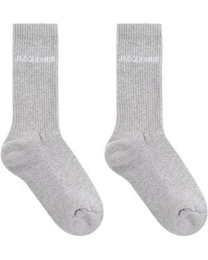 Jacquemus Logo Socks - White