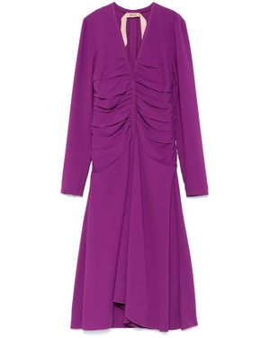 N°21 Abito midi in crepe - Viola