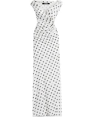 Jacquemus Polka Dot Patterned Dress - White