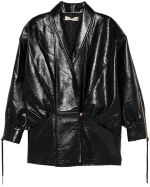 Nineminutes Eco-Leather Jacket - Black