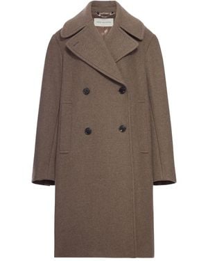 Dries Van Noten Double-breasted Coat - Brown