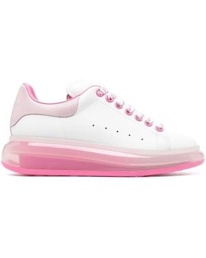 McQueen Sneakers Oversize Bianche e Rosa