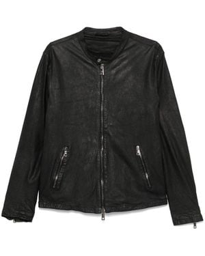 Giorgio Brato Leather Jacket - Black