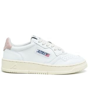 Autry Medalist Low Nubuck - White