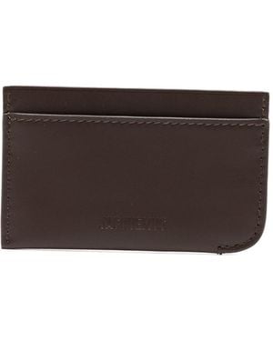 Jacquemus Portacarte Logo - Marrone