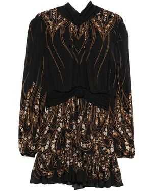FARM Rio Printed Dress - Black