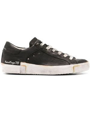 Philippe Model Prsx Leather Sneakers - Black