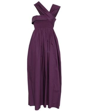 Tela Cotton Poplin Dress - Purple