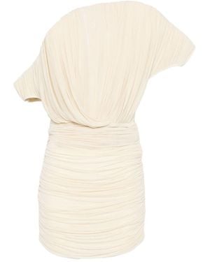 Magda Butrym Draped Short Dress - White