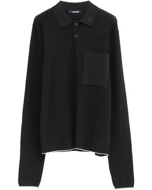 Jacquemus 'Le Polo Tricot' Polo Shirt - Black