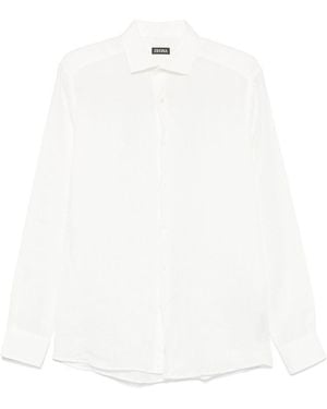 ZEGNA Linen Shirt - White