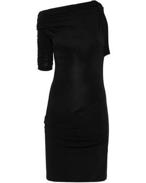 Jacquemus Drapeado Dress - Black