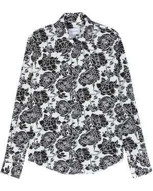 Canaku CAMICIA A FIORI - Bianco