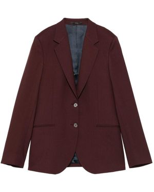 Paul Smith Two-Button Fastening Blazer - Purple