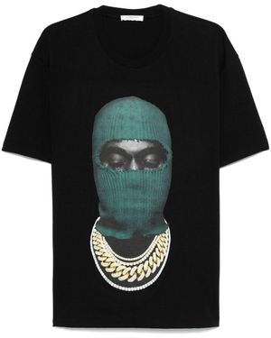 ih nom uh nit T-SHIRT CON STAMPA - Nero