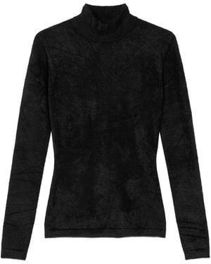 Versace TOP IN CINIGLIA - Nero