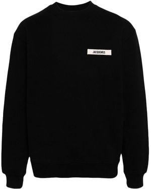 Jacquemus The Gros Grain Sweatshirt - Black
