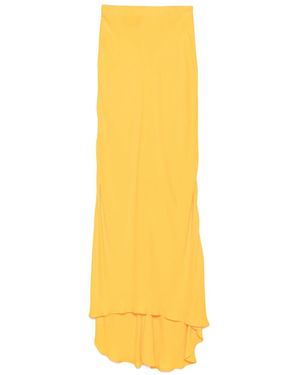 Plan C Skirt With Train - Yellow