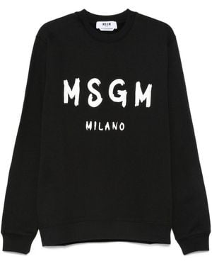 MSGM Logo Sweatshirt - Black