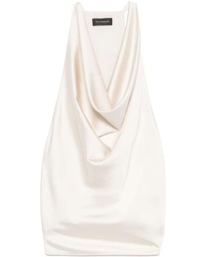 ANDAMANE Satin Satin Top - White