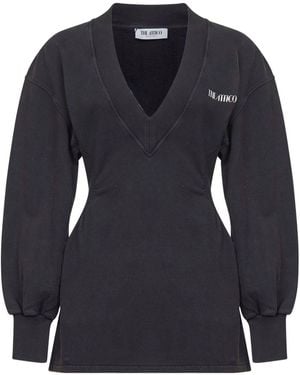 The Attico Miniabito in pile americano - Blu