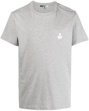 Isabel Marant T-Shirt Zafferh Con Stampa - Grigio