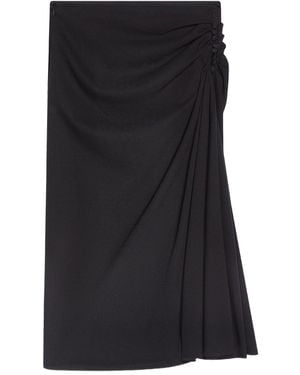Dries Van Noten Cotton Jersey Skirt - Black