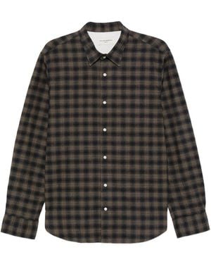 Officine Generale Check Shirt - Black