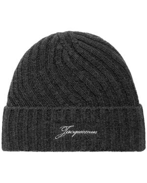 Jacquemus Logo Hat - Black