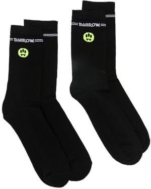 Barrow Socks With Logo - Black