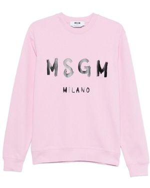 MSGM Logo Sweatshirt - Pink