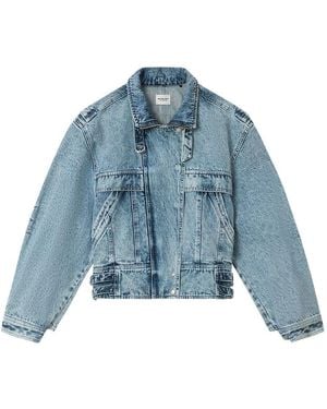 Isabel Marant Cotton Canvas Denim Jacket - Blue