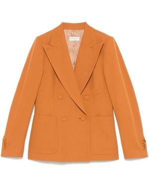 Dries Van Noten Giacca doppiopetto - Arancione