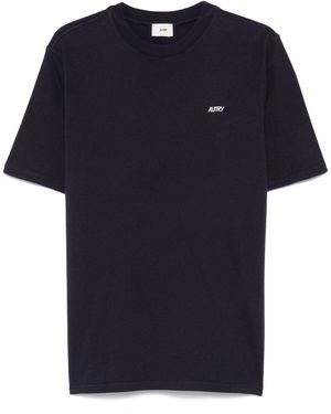 Autry T-SHIRT IN JERSEY DI COTONE - Blu