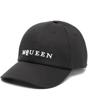 McQueen CAPPELLO LOGO - Nero