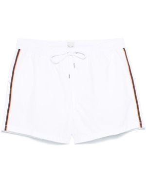 Paul Smith Costume Da Bagno Artist Stripe - Bianco