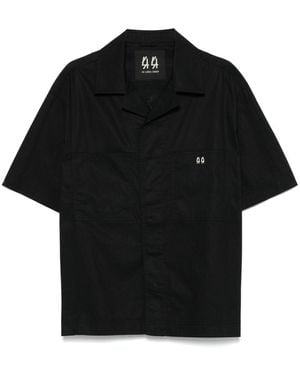 44 Label Group Shirt With Print - Black