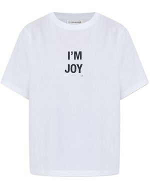 Victoria Beckham Graphic-Print T-Shirt - White