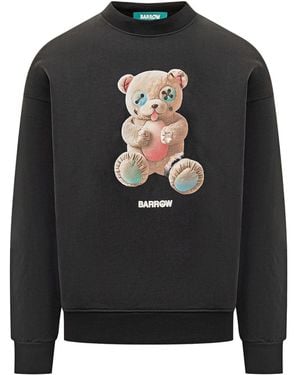 Barrow Printed Sweatshirt - Black