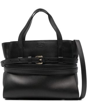 Moschino Tie Me Small Tote - Black