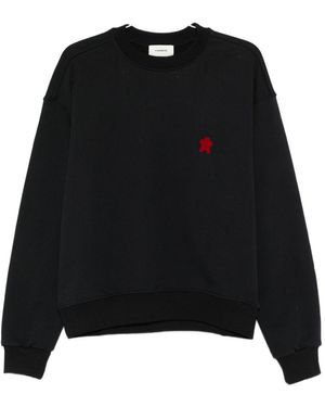 A PAPER KID Printed Sweatshirt - Black