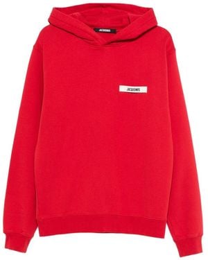 Jacquemus Sweatshirt With Logo - Red