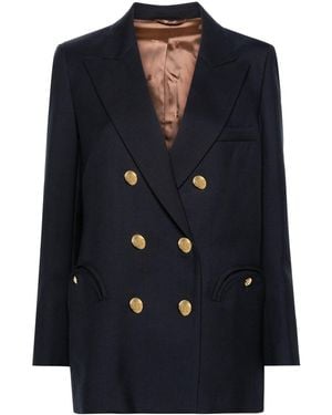 Blazé Milano Alacanara Everynight Double-Breasted Blazer - Black